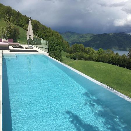 Attersee Luxury Design Villa With Dream Views, Large Pool And Sauna نسدورف ام اترسي المظهر الخارجي الصورة