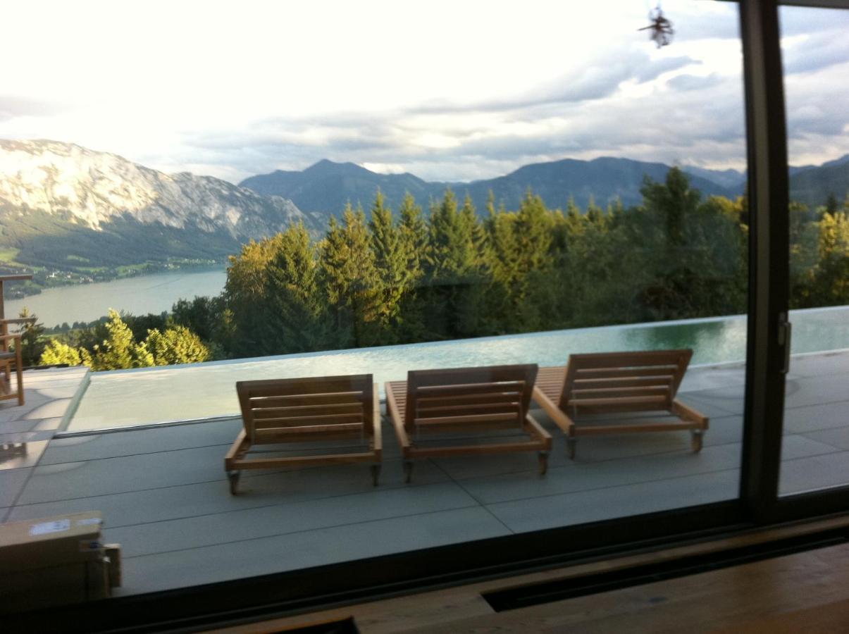 Attersee Luxury Design Villa With Dream Views, Large Pool And Sauna نسدورف ام اترسي المظهر الخارجي الصورة